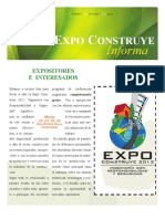 Boletin #1 Expo Construye 2012