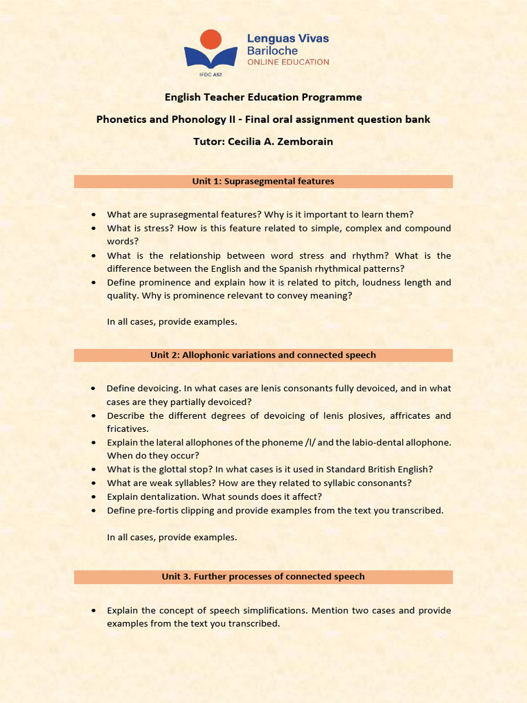 48. Phonetics and Phonology II - Question Bank | PDF | Syllable | Phonetics