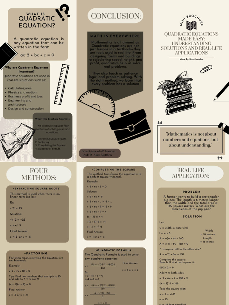 Math Brochure | PDF