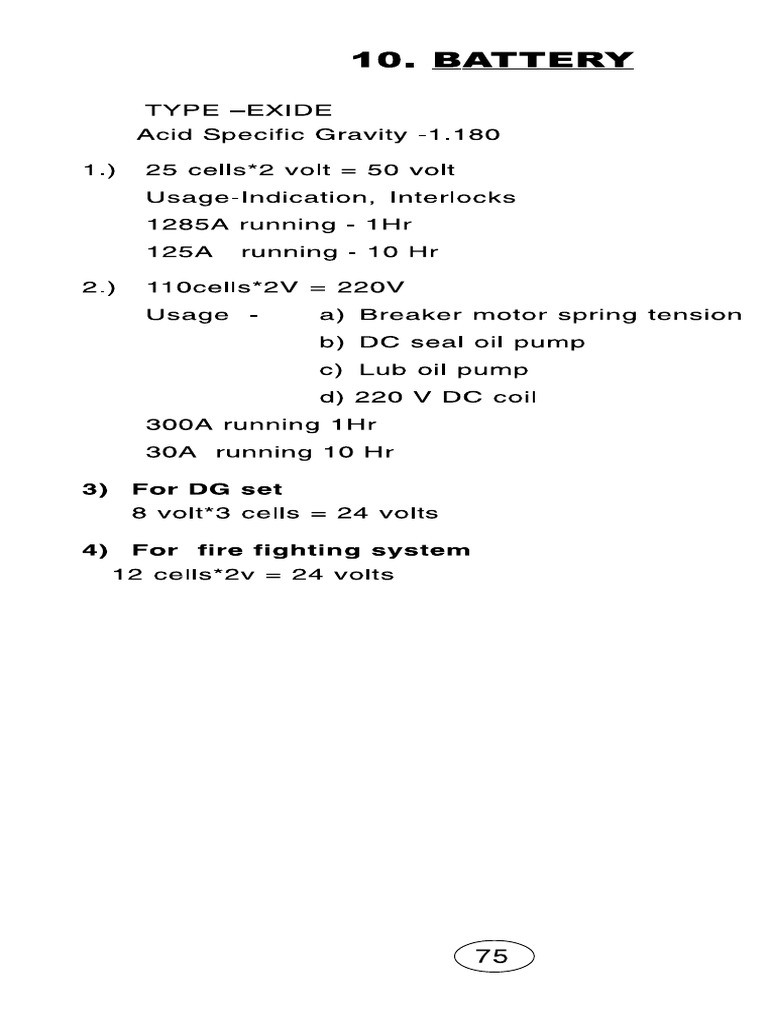 10 Battery | PDF