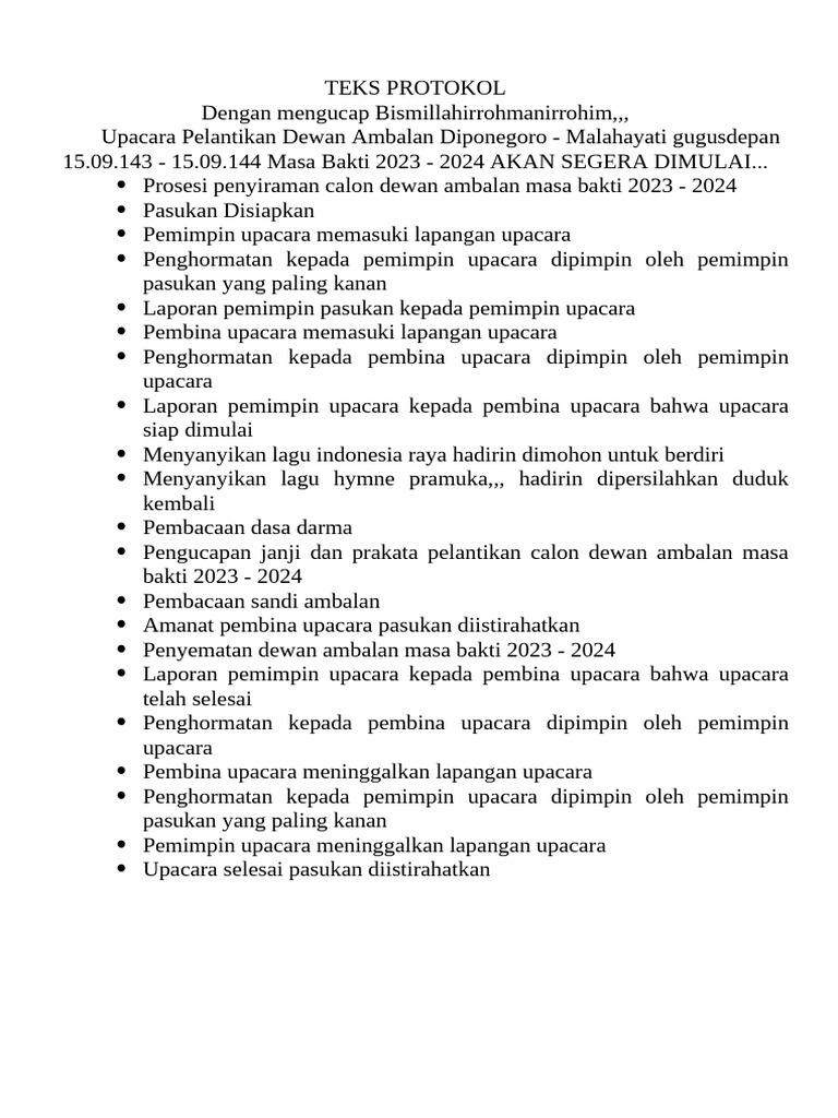 Teks Protokol | PDF
