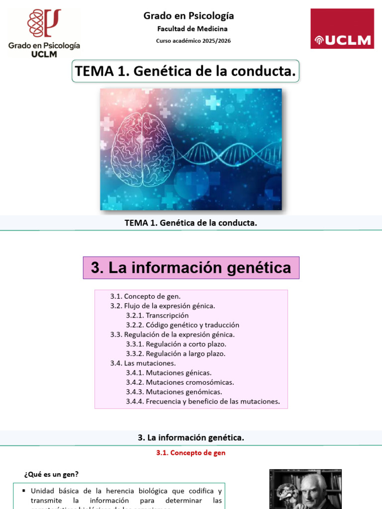 Genética de la Conducta: Genes y Expresión | PDF | Traducción (biología ...