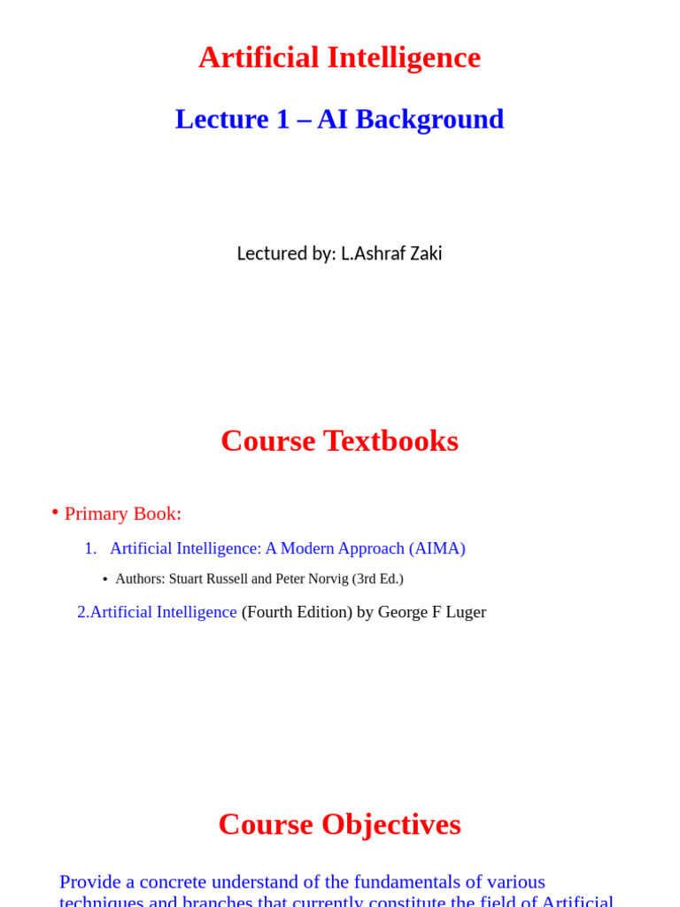AI Fundamentals and Rational Agents | PDF | Artificial Intelligence ...