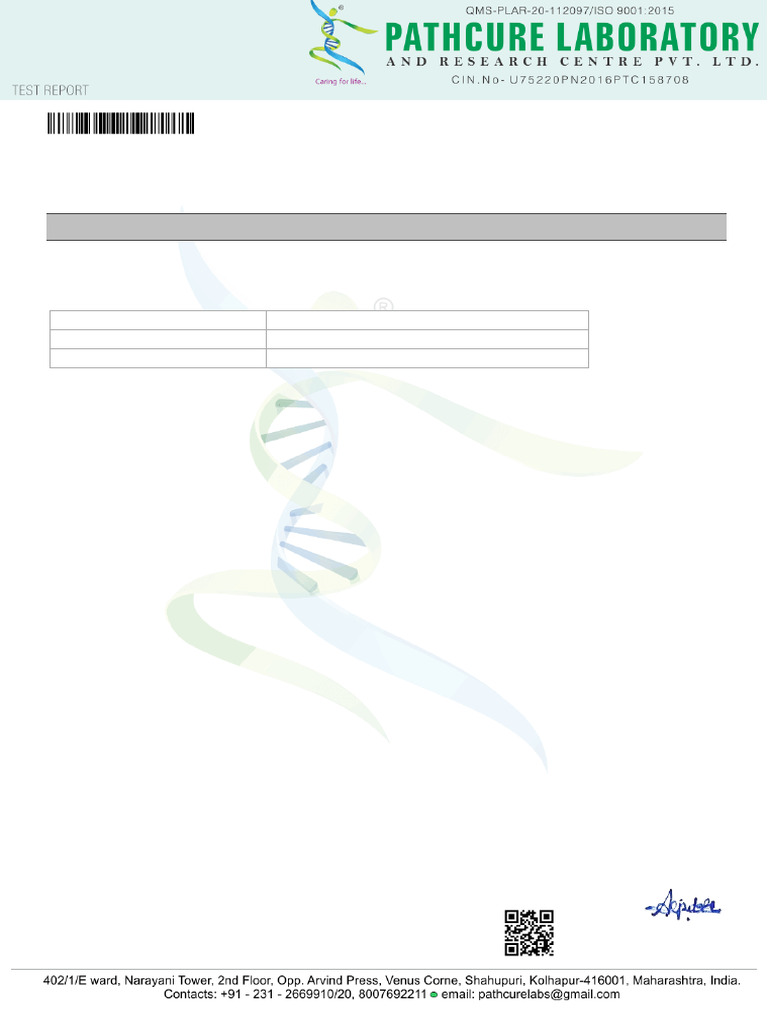 AMH Test Report for Mrs. Dhanshree Patil | PDF