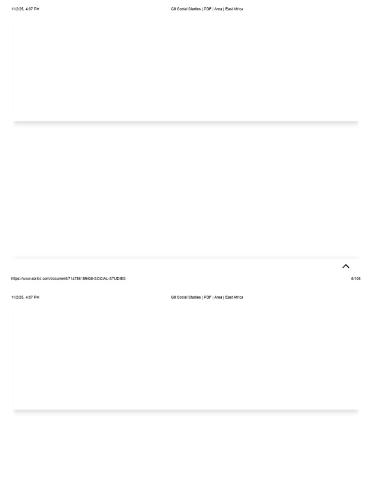 G8 Social Studies - PDF - Area - East Africa | PDF