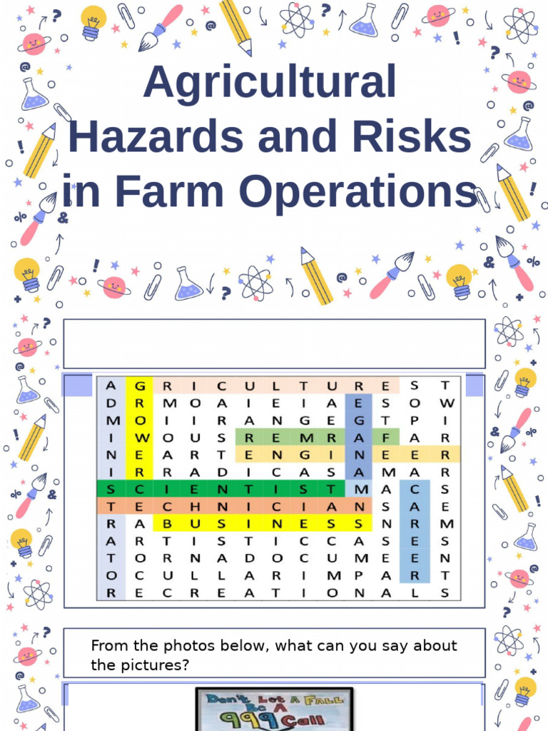 Farm Safety: Hazards and Risks Explained | PDF | Personal Protective ...