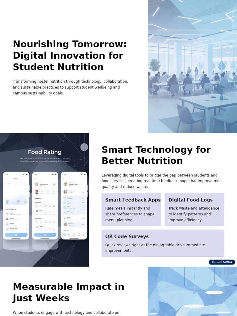Nourishing Tomorrow Digital Innovation For Student Nutrition | PDF ...