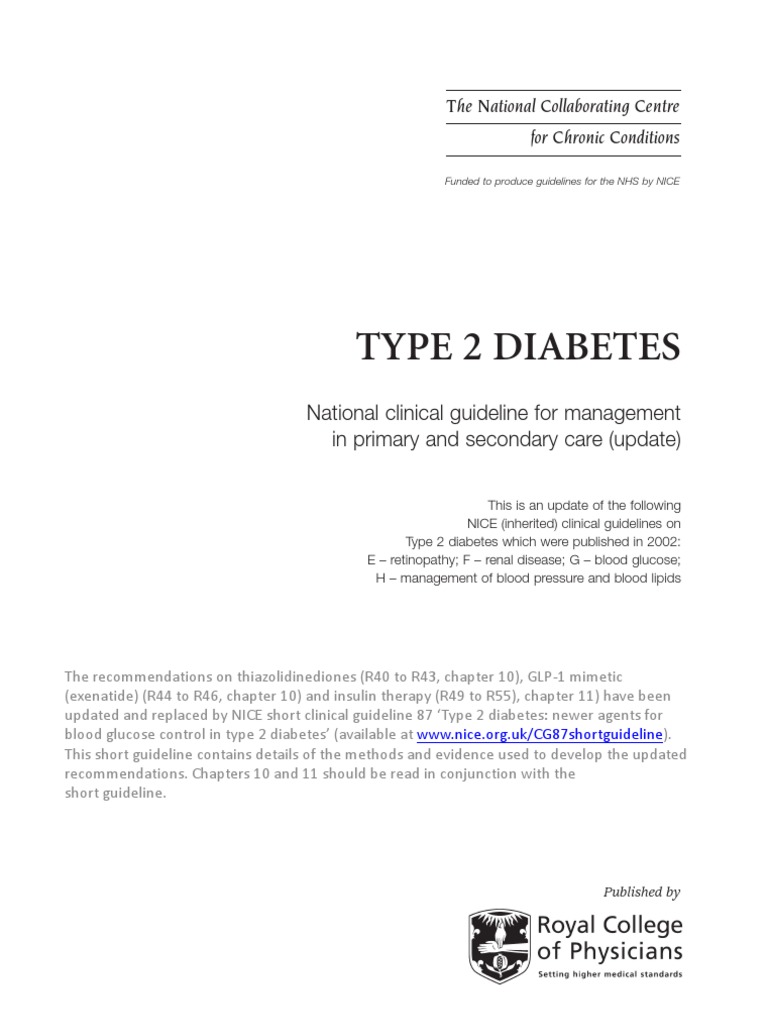 Nice Diabetes | PDF | Diabetes Mellitus Type 2 | Diabetes Mellitus