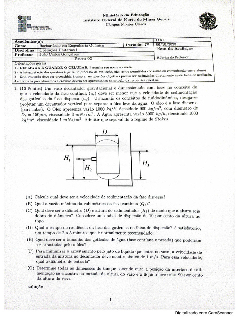 Prova 2 Op1 | PDF