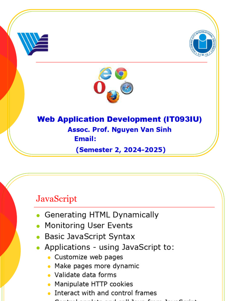 JavaScript Web Development Guide | PDF | Java Script | Constructor ...