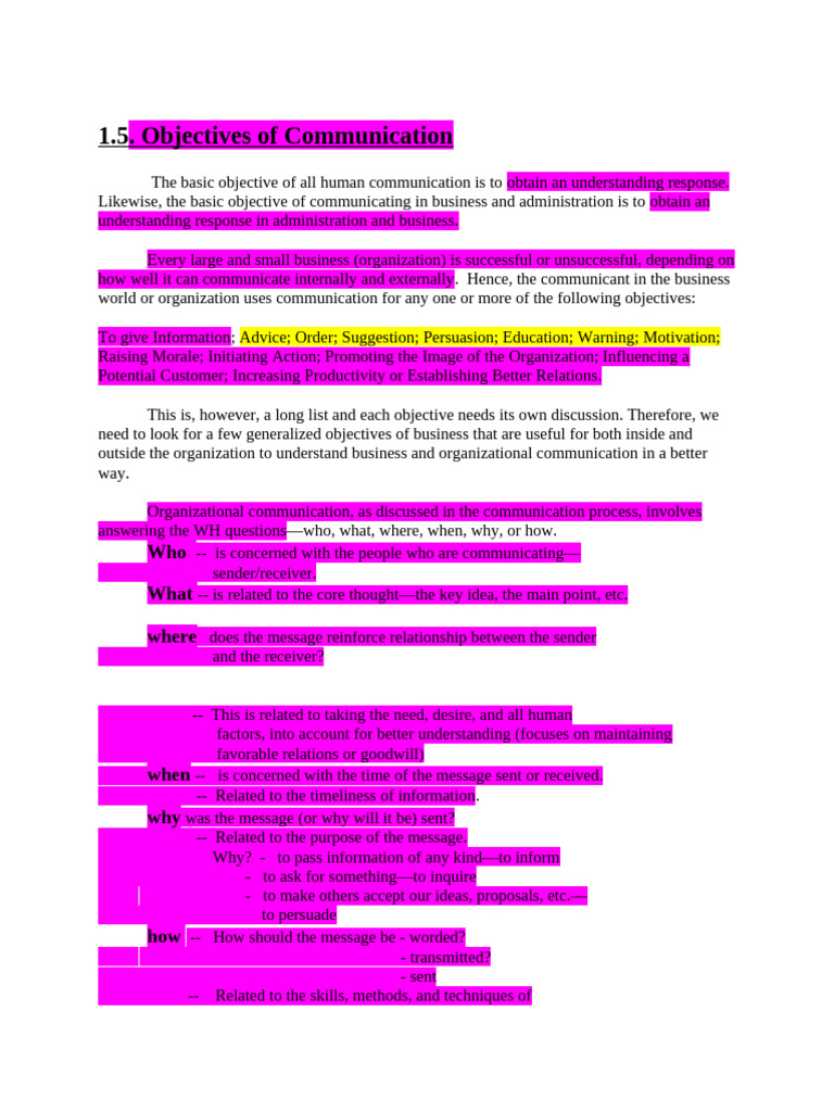 Note Business Communication 2 | PDF | Communication | Perception