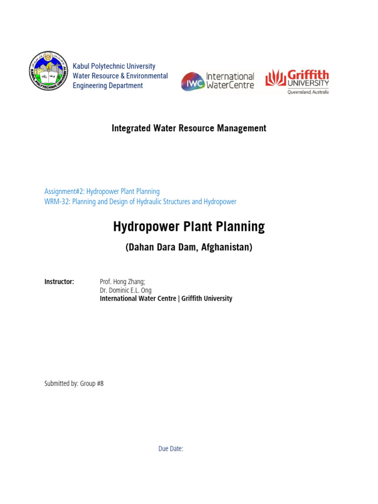 Hydropower Plant Planning in Afghanistan | PDF | Discharge (Hydrology ...