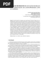 RISCOS SALAO BELEZA
