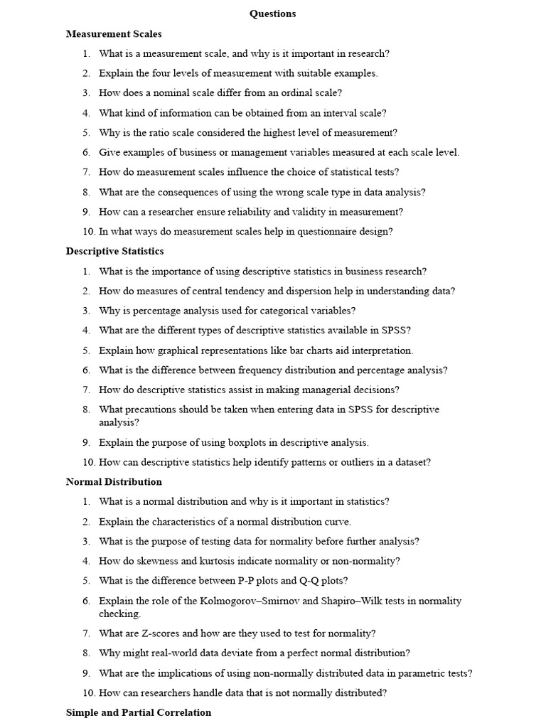 Possible Viva Questions 251026 131324 | PDF | Regression Analysis ...