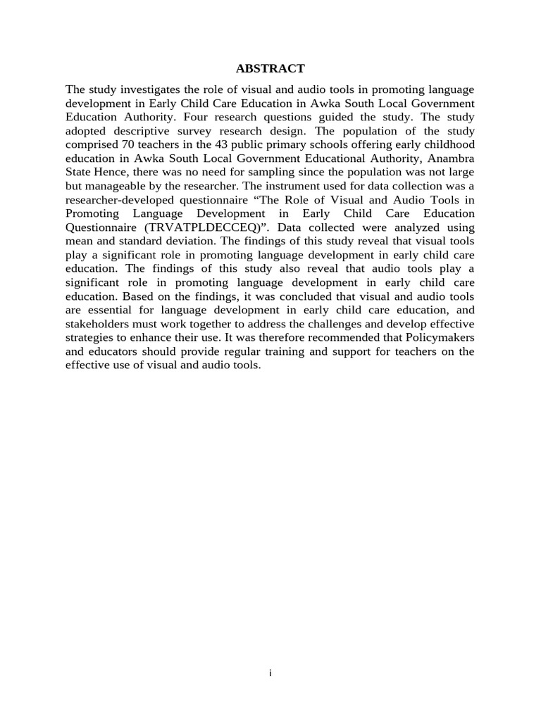 Abstract Lanuguage Corrected | PDF