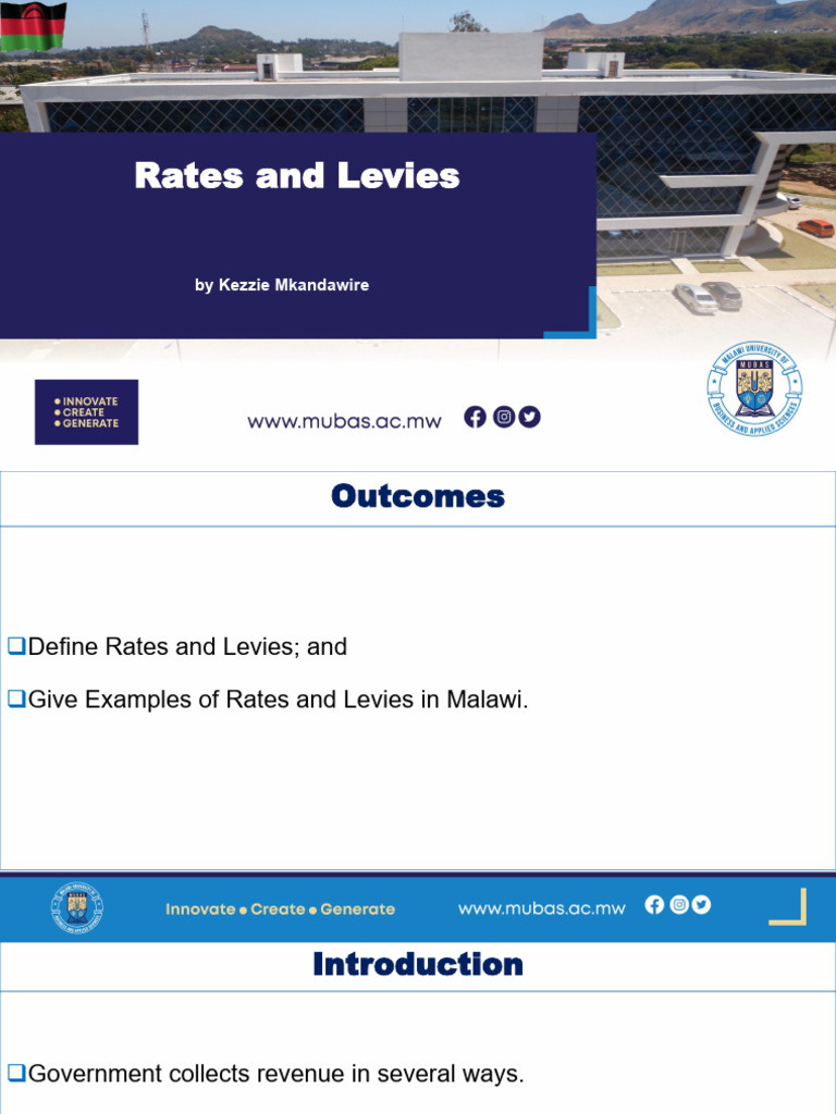 Understanding Rates and Levies in Malawi | PDF