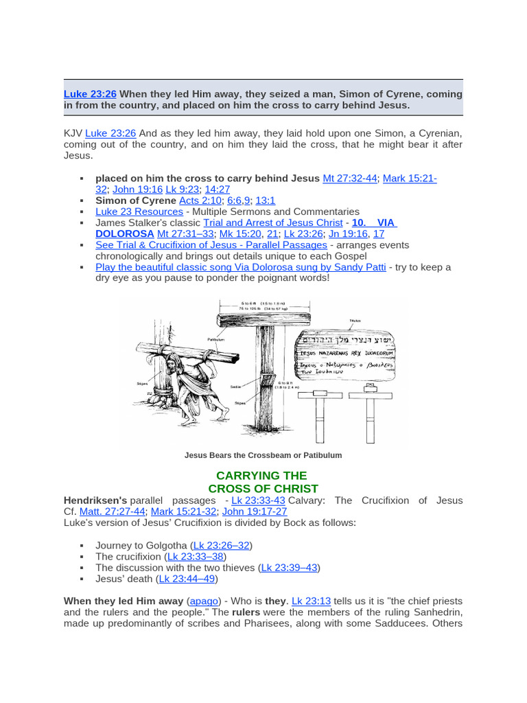 Luke 23 | PDF | Acts Of The Apostles | Jesus