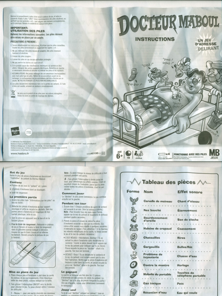Docteur Maboul MB – Jeu De Société Vintage 1994 – Complet Et Fonctionnel – N°2