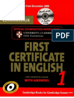 45943010 Cambridge First Certificate in English 1