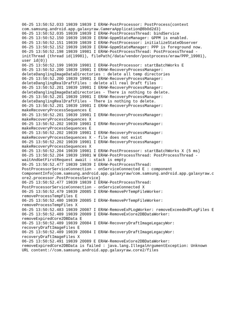 Samsung Galaxy RAW Post-Processing Log | PDF | Software | Computing