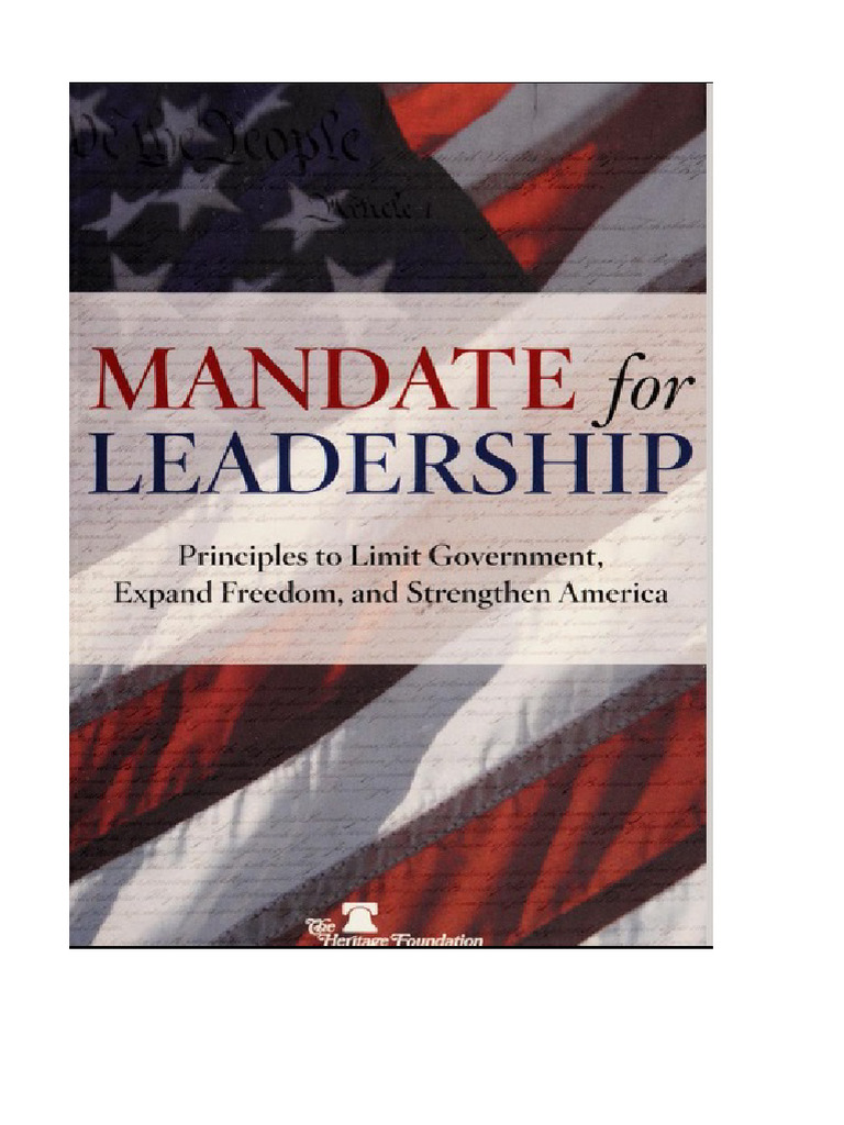Project 2025: Conservative Transition Plan | PDF | Politics Of The ...