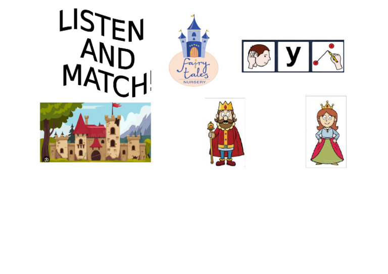 Listen and match 3 años castles | PDF