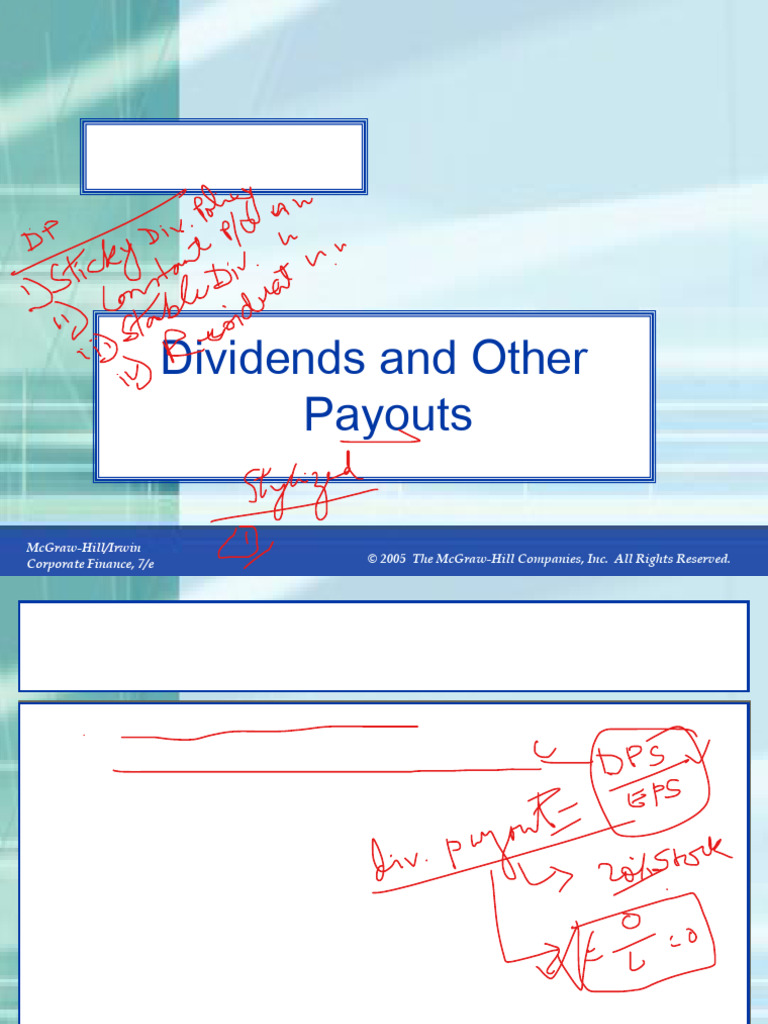 Understanding Dividends and Payouts | PDF | Share Repurchase | Dividend