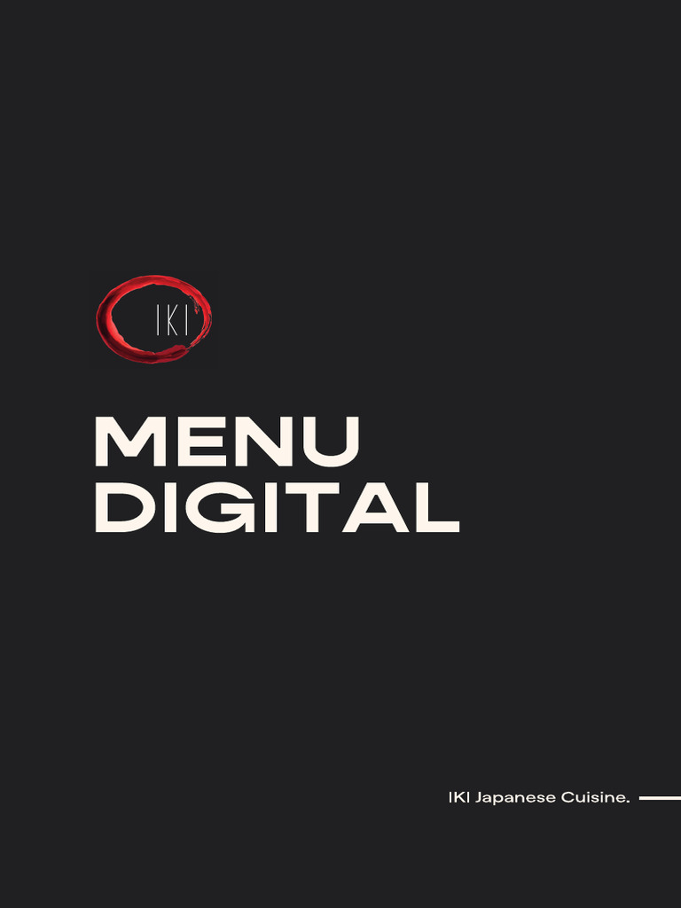 Iki Menu Digital 2024 | PDF
