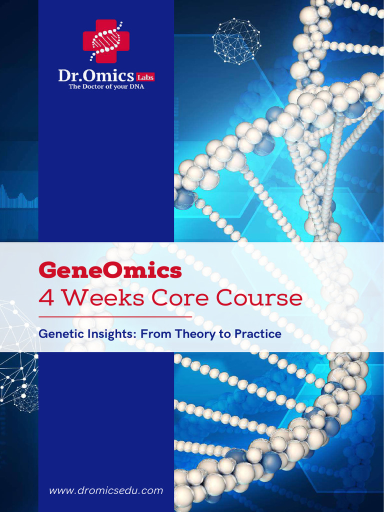 4-Week Genomics Core Course | PDF | Genomics | Bioinformatics