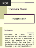 Translation Shift - Catford March 2012