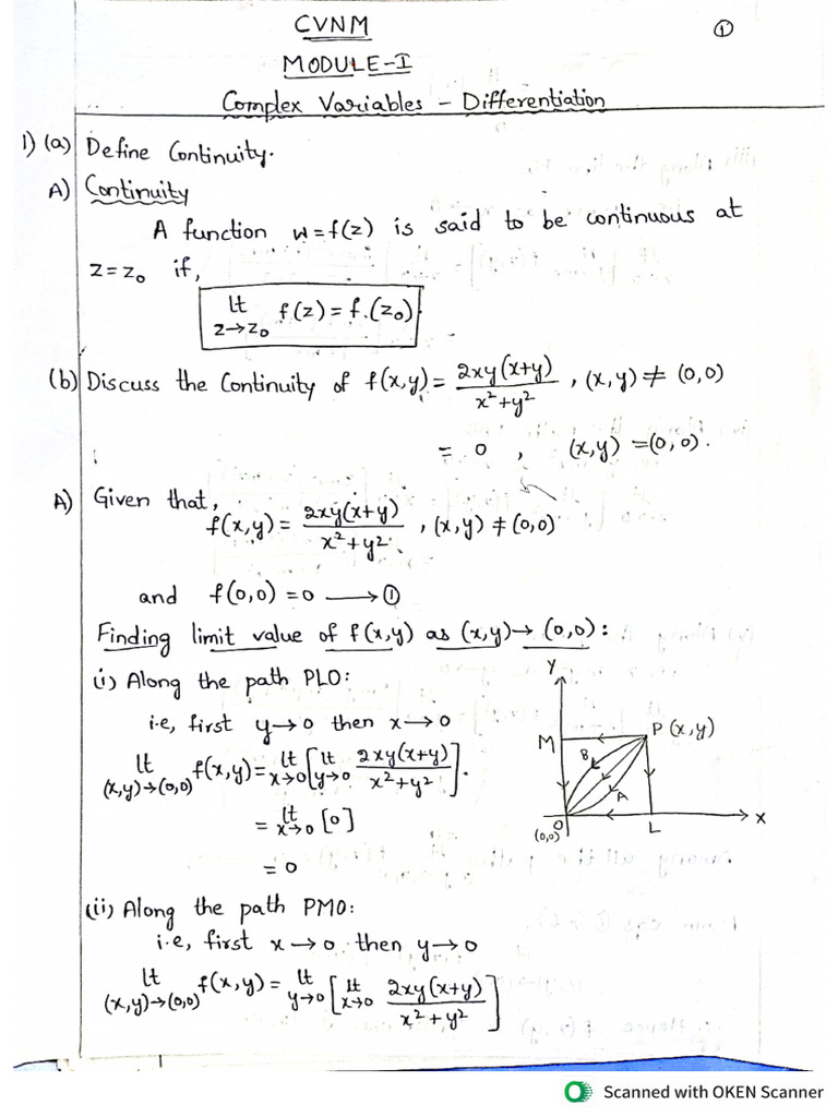 Math3 (1) Module Answers-1 | PDF