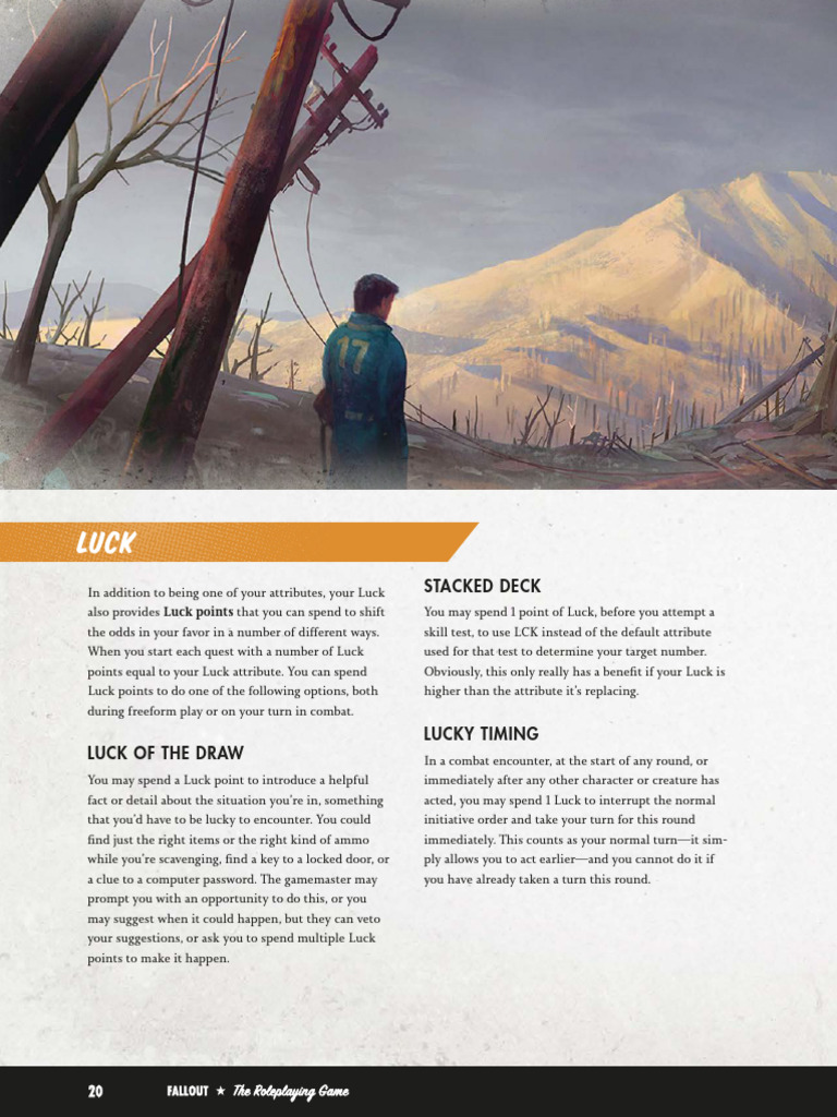 Fallout Core Rulebook Digital Release - February 2023-22 | PDF