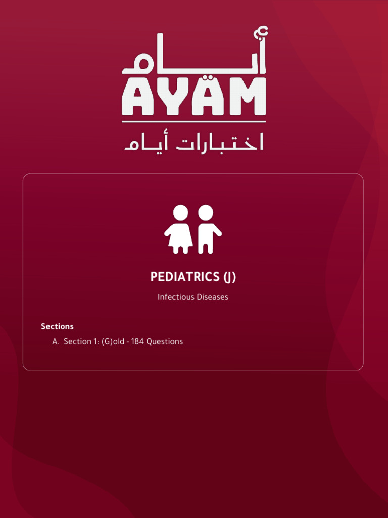 Pediatric Infectious Diseases Q&A Guide | PDF | Pneumonia | Asthma