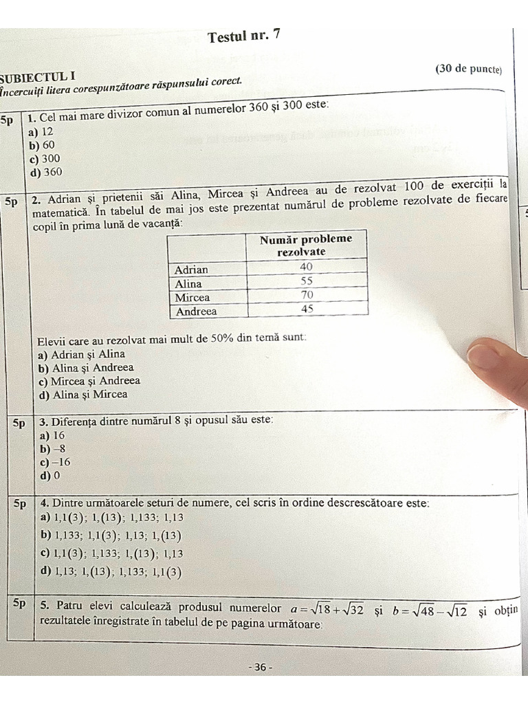 Test 7 Si 8 | PDF