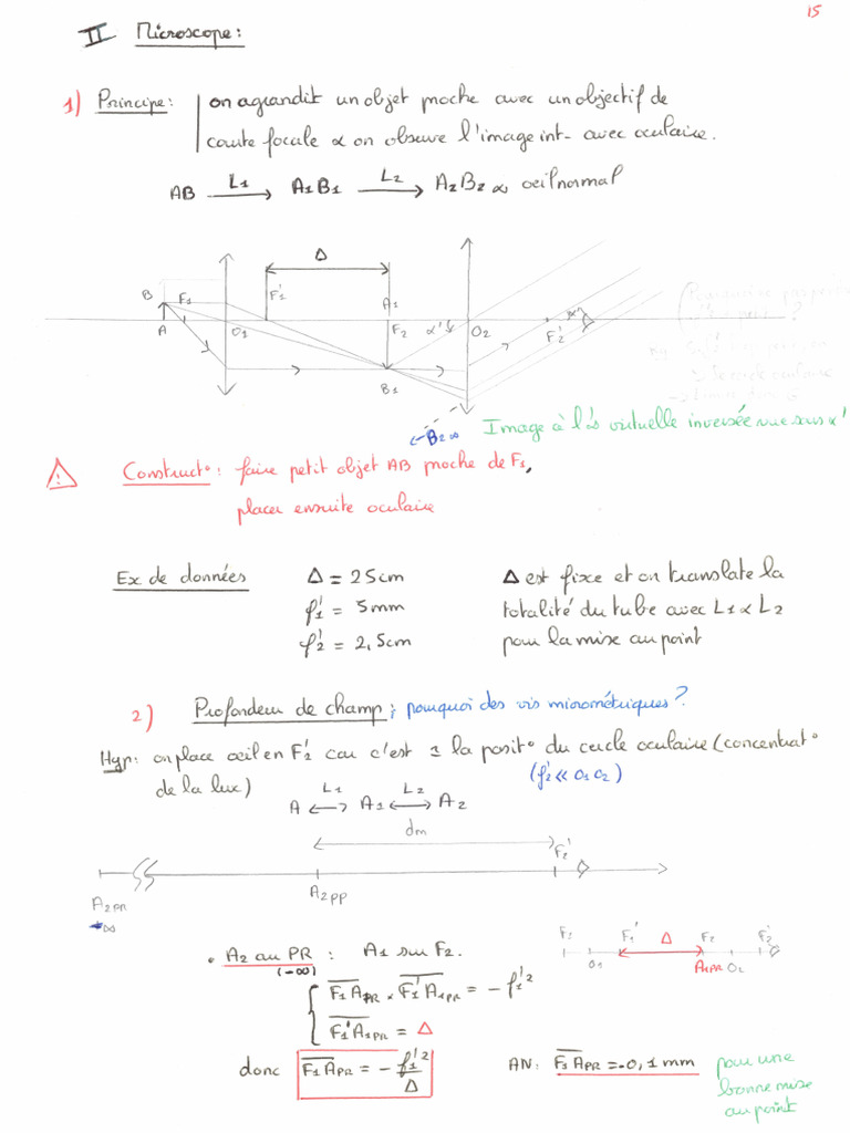 Microscope Profondeur de Champ | PDF