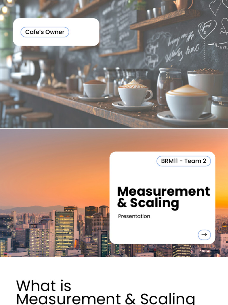 Measurement and Scaling in Marketing | PDF | Level Of Measurement ...