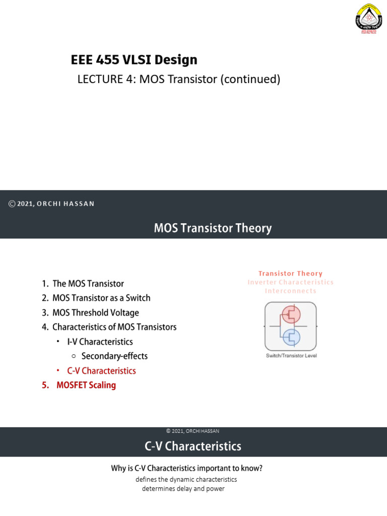 Lecture 04 Mosfet-03 | PDF | Mosfet | Field Effect Transistor