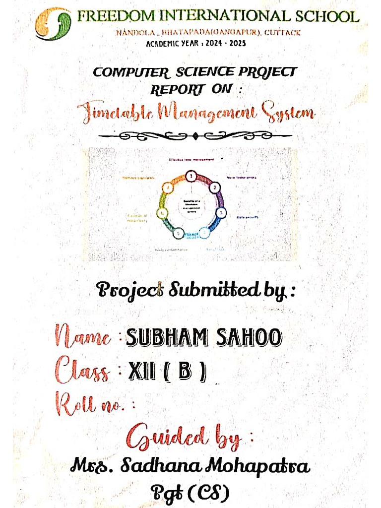 Cs Project Sample | PDF