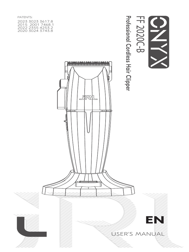 JRL FF2020C-B Clipper User Manual | PDF | Manufactured Goods