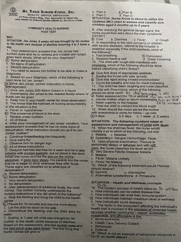 CHN Level 1 Exam | PDF