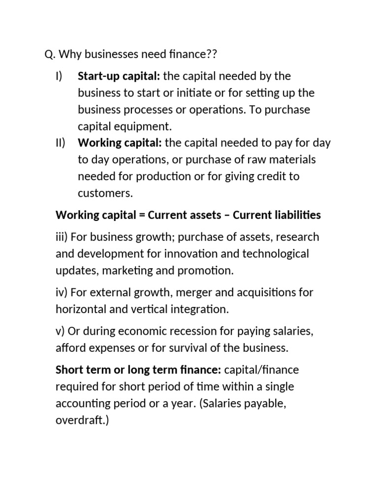 Start-Up Capital | PDF