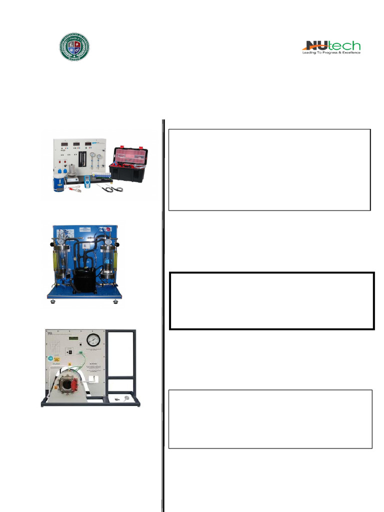 Thermodynamics Lab Guide for ME-2103 | PDF | Liquids | Temperature