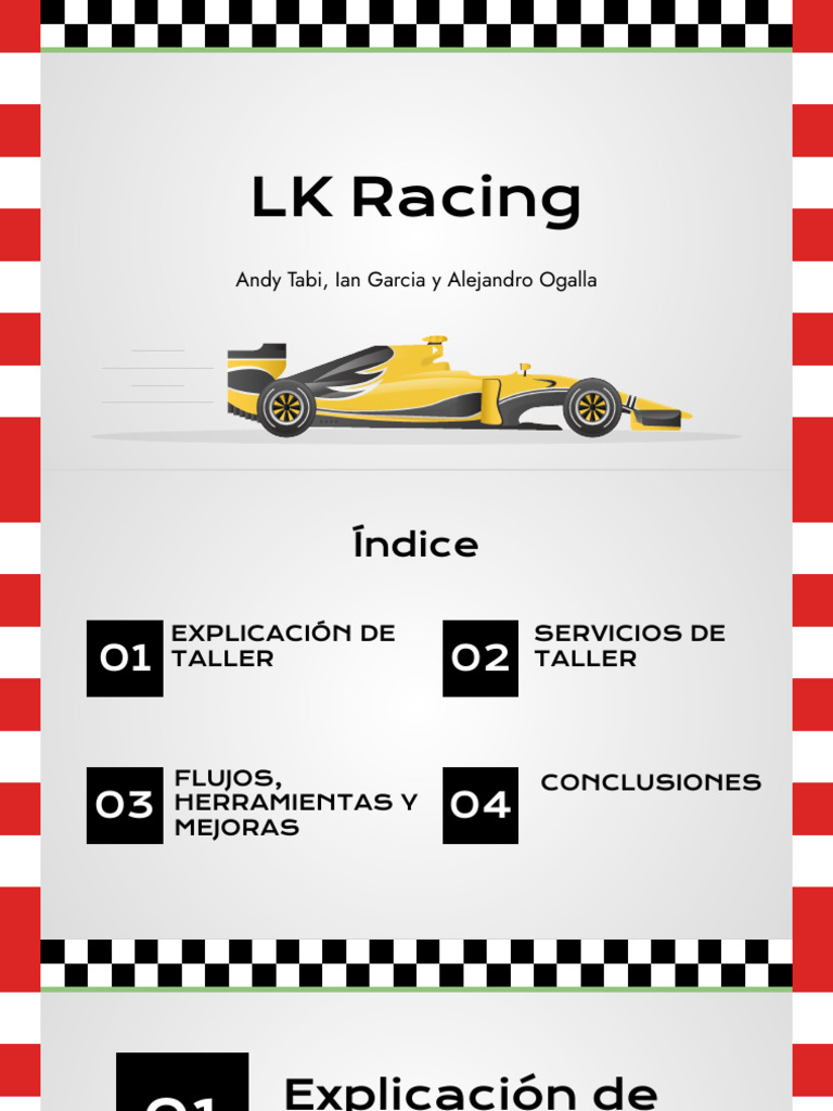 Presentación LK Racing | PDF | Vehículo de motor