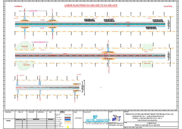 Linear Plan for NH-361 Upgrade | PDF
