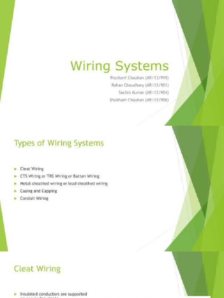 Wiring Systems | PDF