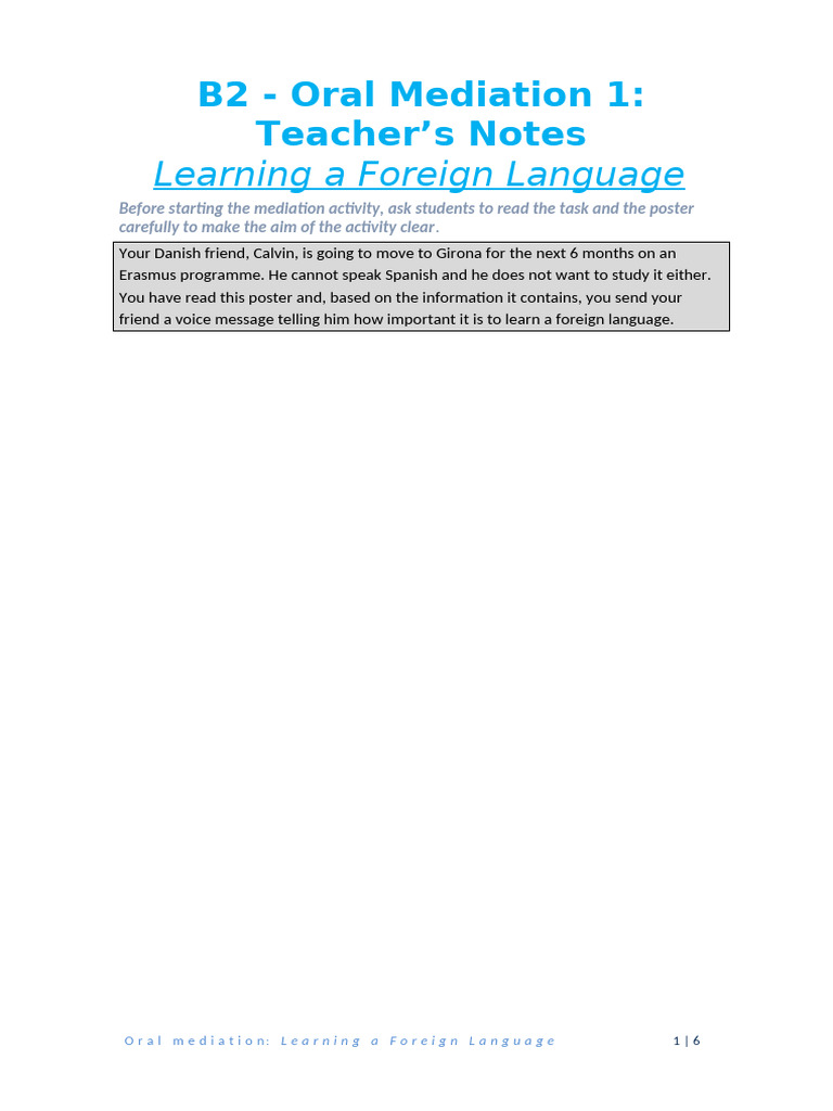 Importance of Learning Languages | PDF | Foreign Language | Vocabulary