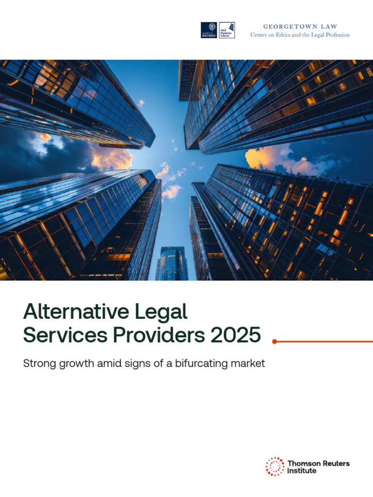 ALSP Market Growth and Trends 2025 | PDF | Outsourcing | Lawyer