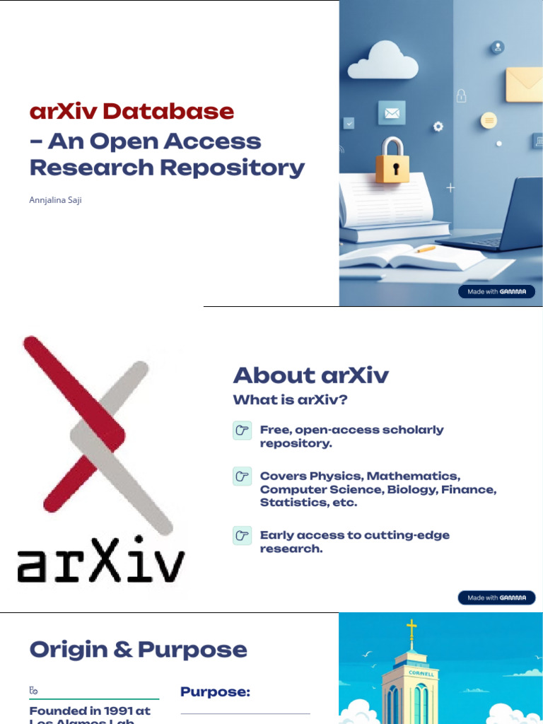 Overview of the arXiv Database | PDF