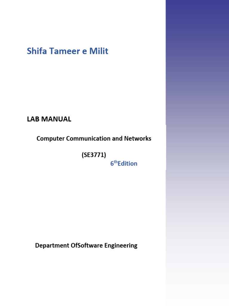 Lab Manual of CN Lab | PDF | Network Topology | Computer Network