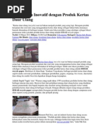 Download Kreatif Dan Inovatif Dengan Produk Kertas Daur Ulang by Muhammad Zainal Fanani SN94199280 doc pdf